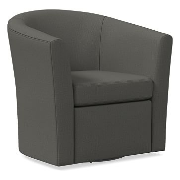 Monterey Swivel Chair, Cast, Charcoal - Image 0