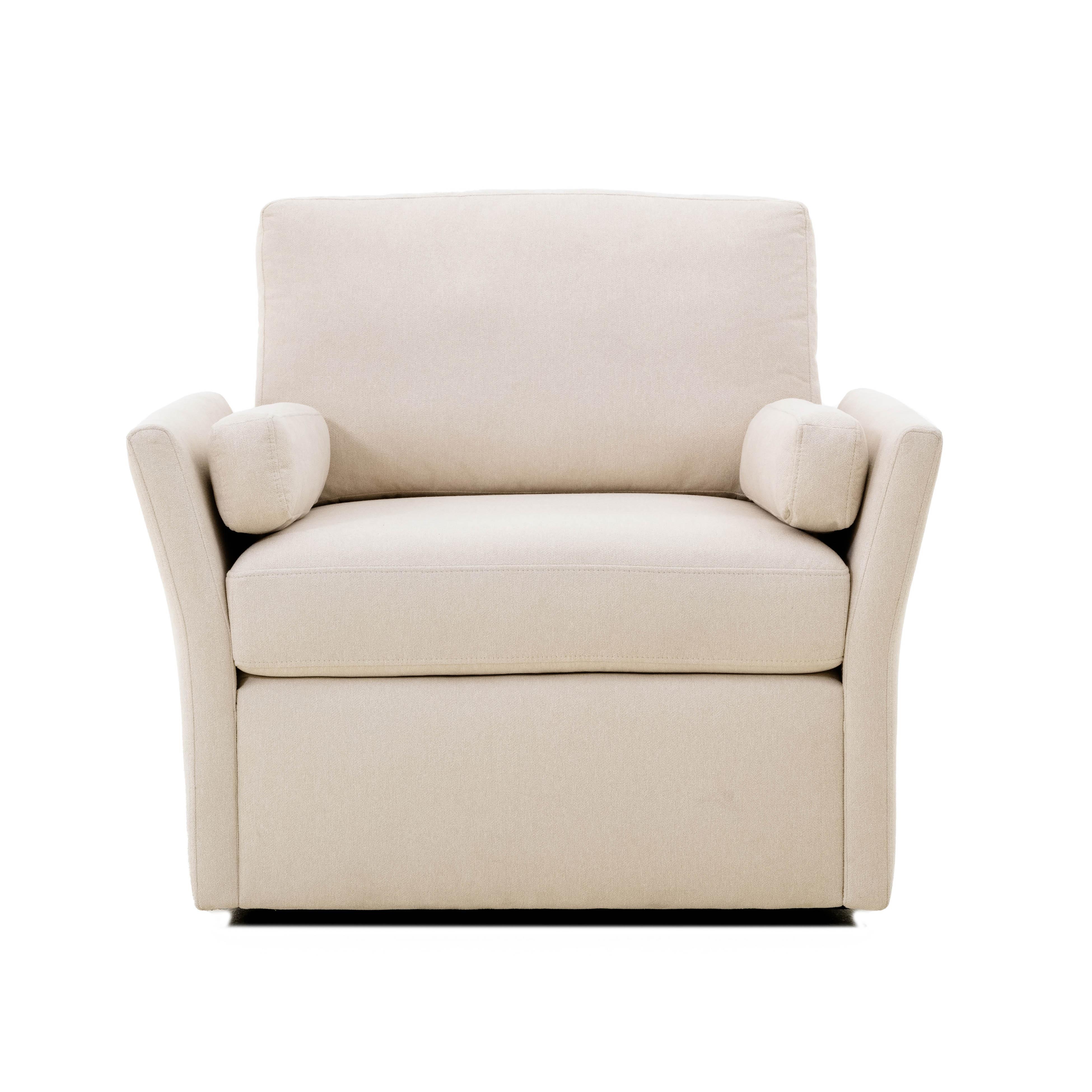 Catarina Cream Swivel Accent Chair - Image 1