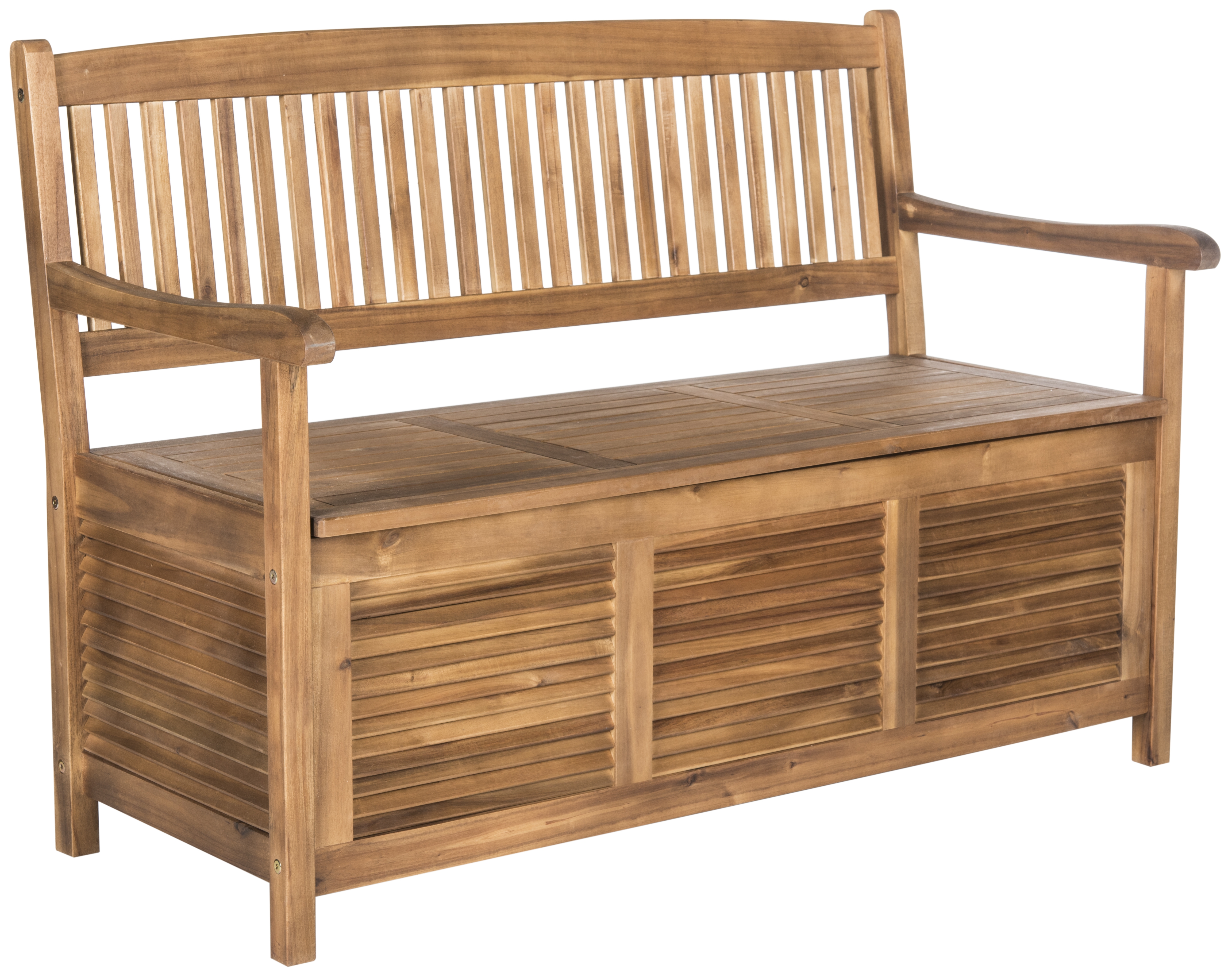 Brisbane Storage Bench - Natural - Safavieh - Image 1