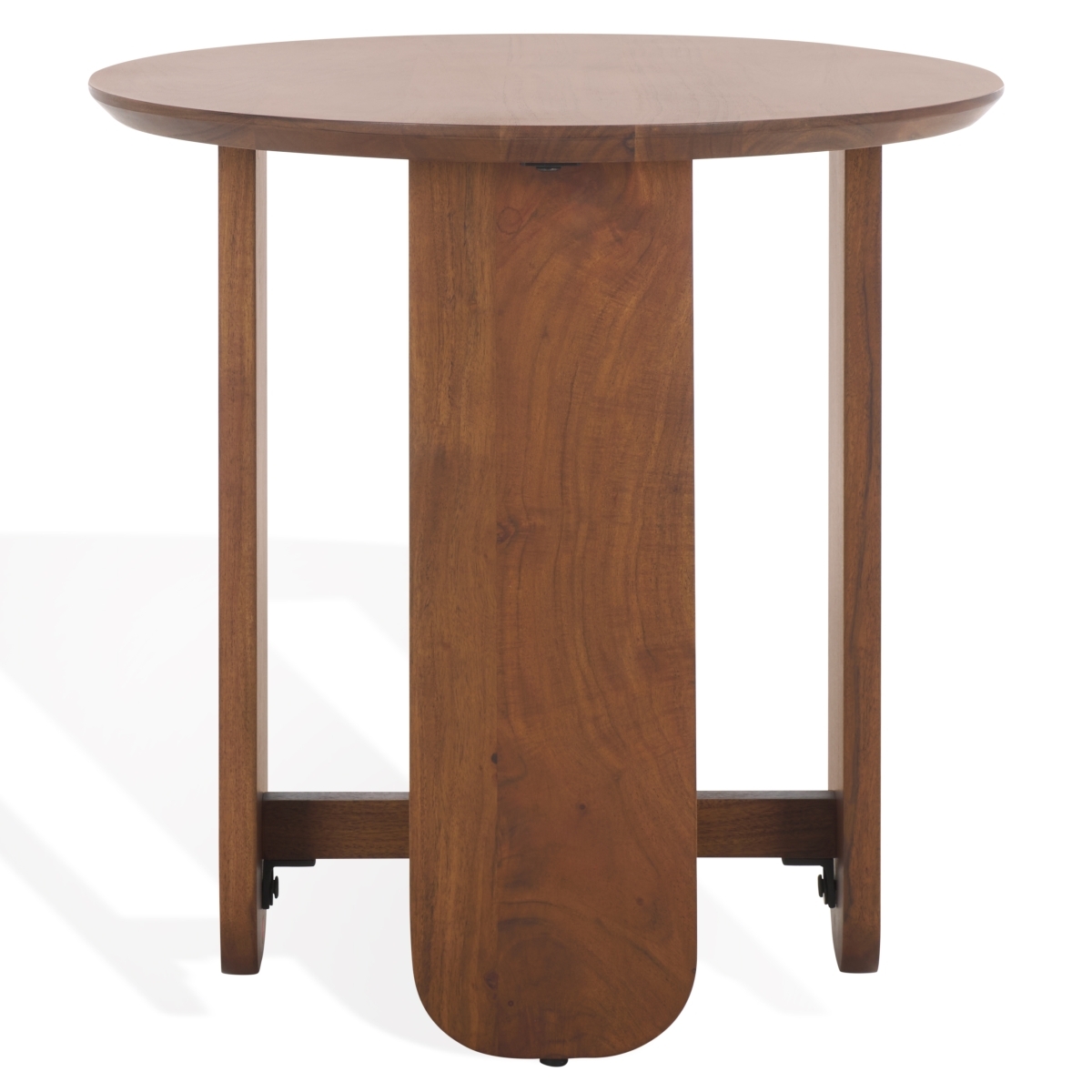 Raybelina Round Accent Table - Walnut - Image 0