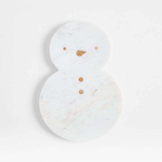 Snowman Marble Trivet - Image 0