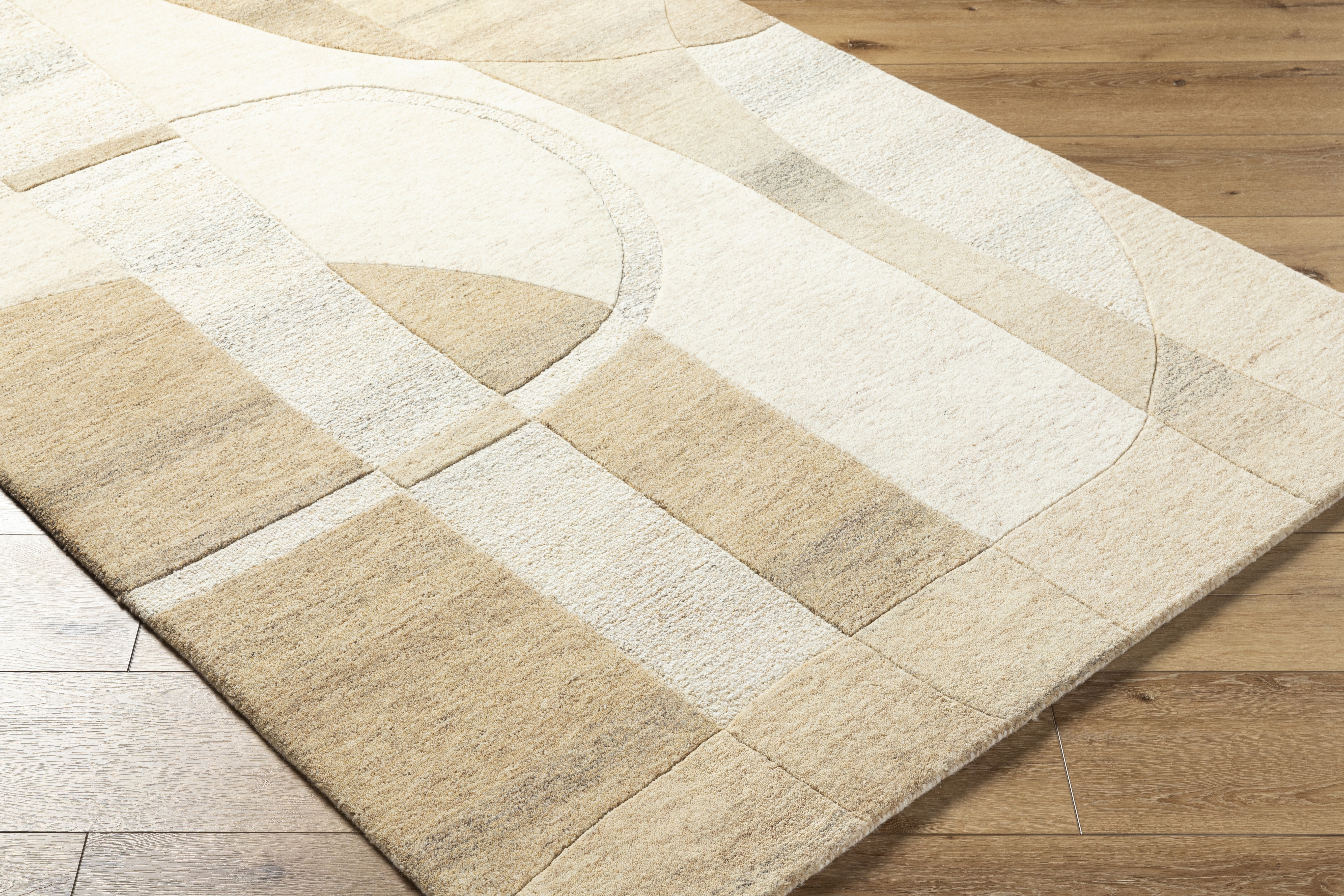Brook Beige Indoor 2' x 3' Handmade Rug - Image 5