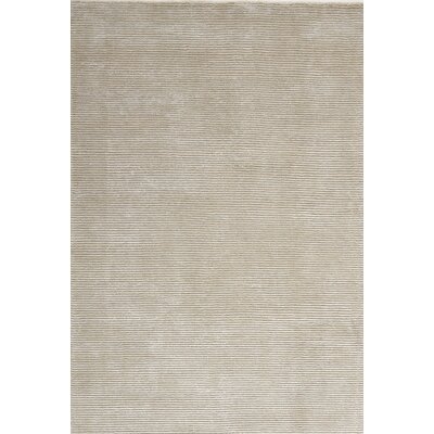 Rectangle Jacuelynn Hand-Knotted Wool Beige Area Rug - Image 0