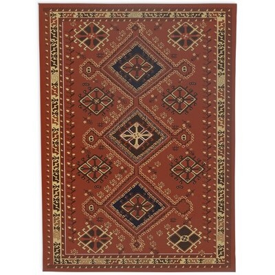 SHIRAZ TERRACOTTA Indoor Floor Mat By Bungalow Rose in , Terracotta - Image 0
