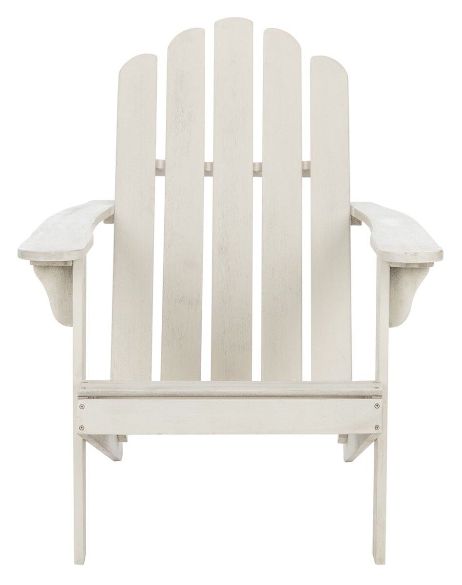Topher Adirondack Chair - White - Safavieh - Image 0