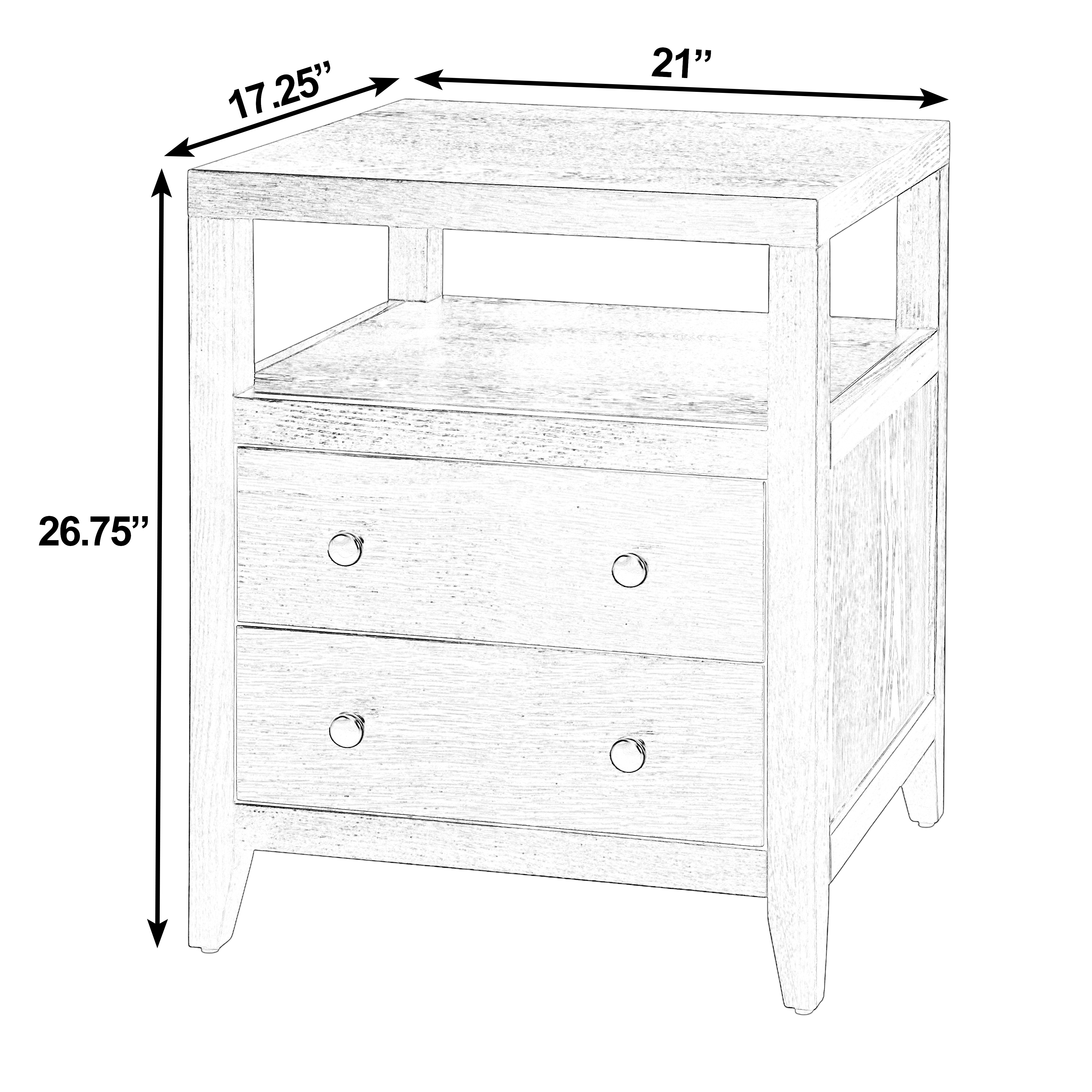 Dana Natural Nightstand - Image 1