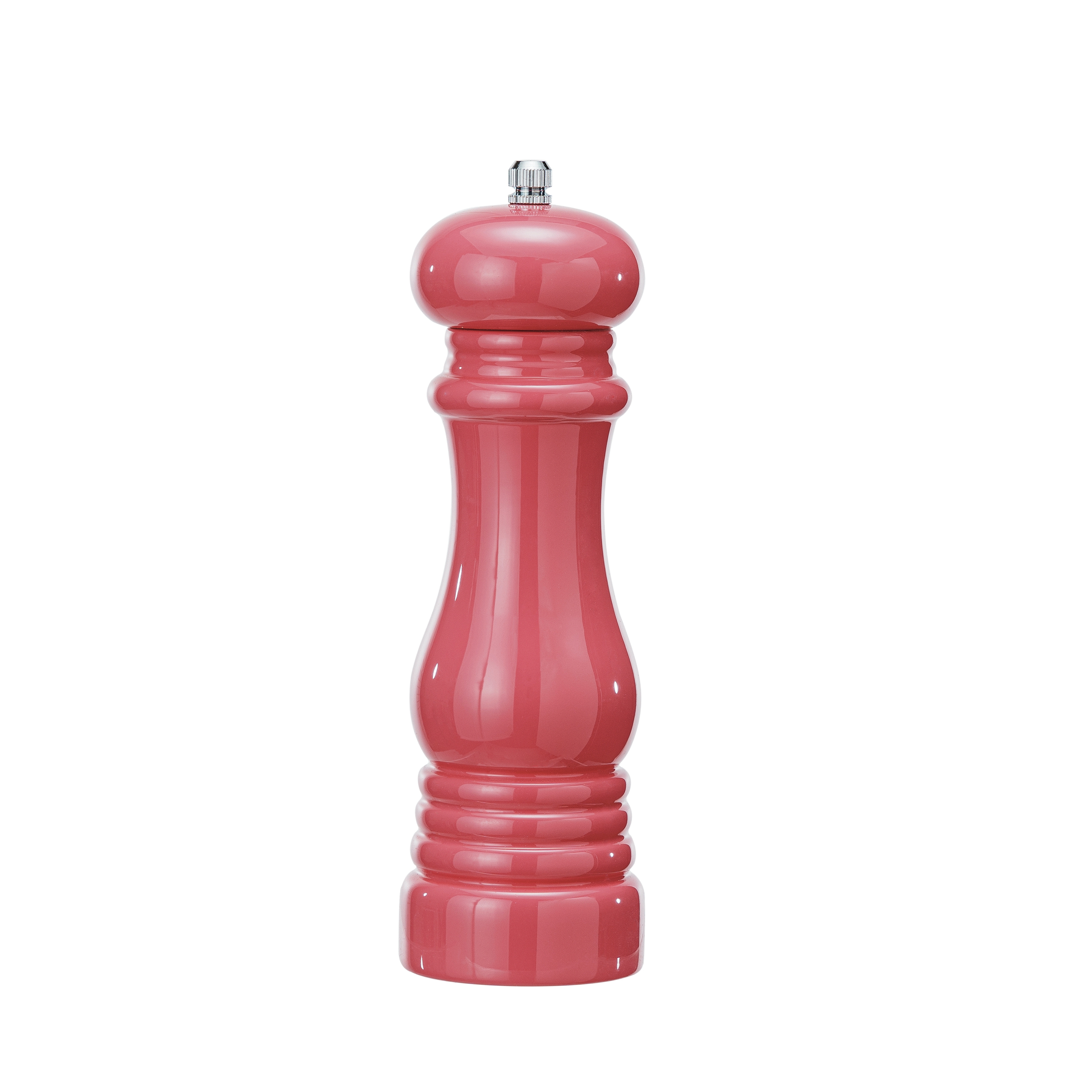 Rubberwood Elegance Pepper Mill, Pink - Image 0