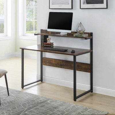 Desk With Storage Shelves - Image 0