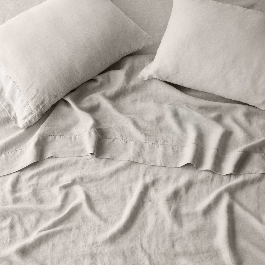 The Citizenry Stonewashed Linen Bed Sheet Set | Full | Black - Image 10