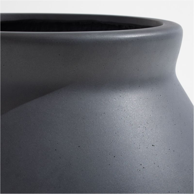 Wabi Small Slate Fiberstone Planter by Leanne Ford - Image 1