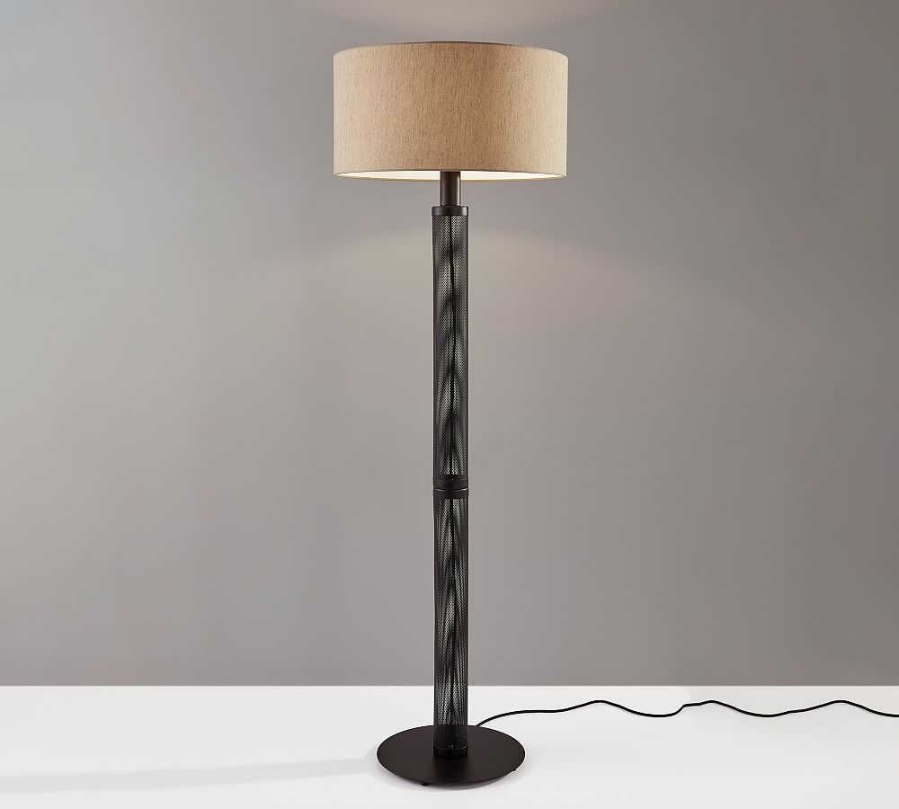 Leo Floor Lamp, Matte Black - Image 0