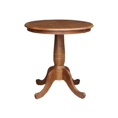 Rubberwood Solid Wood Dining Table - Image 0