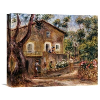 'Collette's House at Cagnes' by Pierre-Auguste Renoir Painting Print on Wrapped Canvas - Image 0
