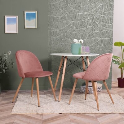 Everly Quinn Set Of 2 Upholstered Dinning Chair - Image 0