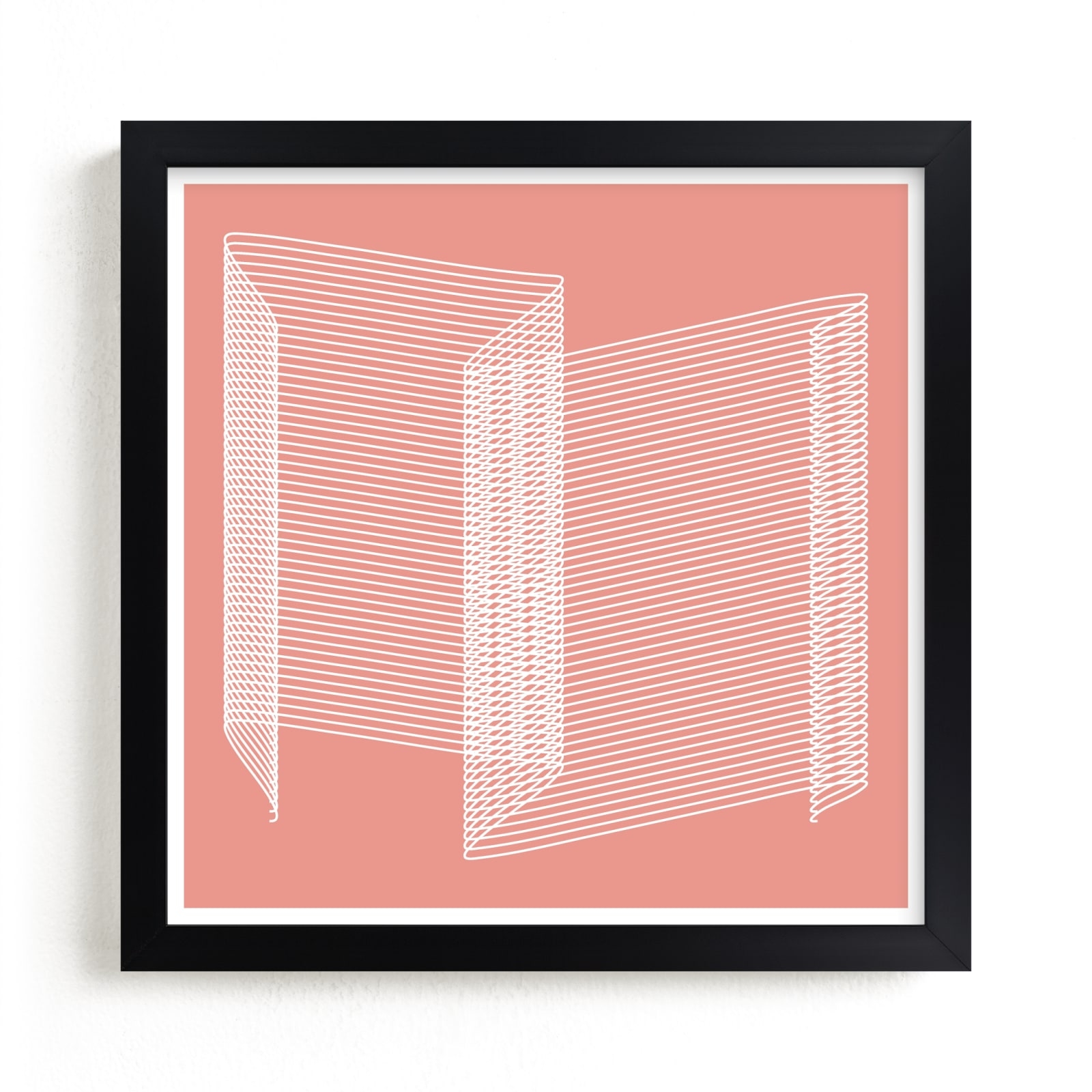 Pink And Lines Limited Edition Fine Art Print 2 - Image 0