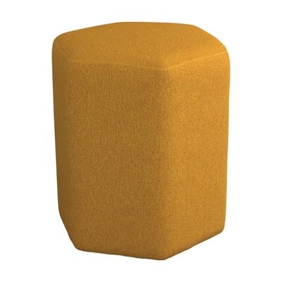 Hexagonal Upholstered Stool Yellow By Coaster - Image 0
