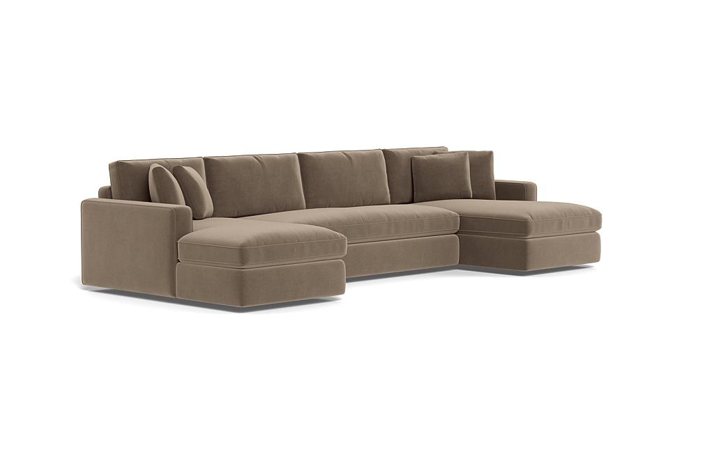 James 3-Piece 4-Seat U Chaise Sectional - Image 1