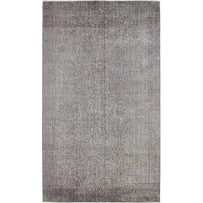 One-of-a-Kind Aoife Hand-Knotted Color Transition Gray 5'3" x 8'10" Wool Area Rug - Image 0