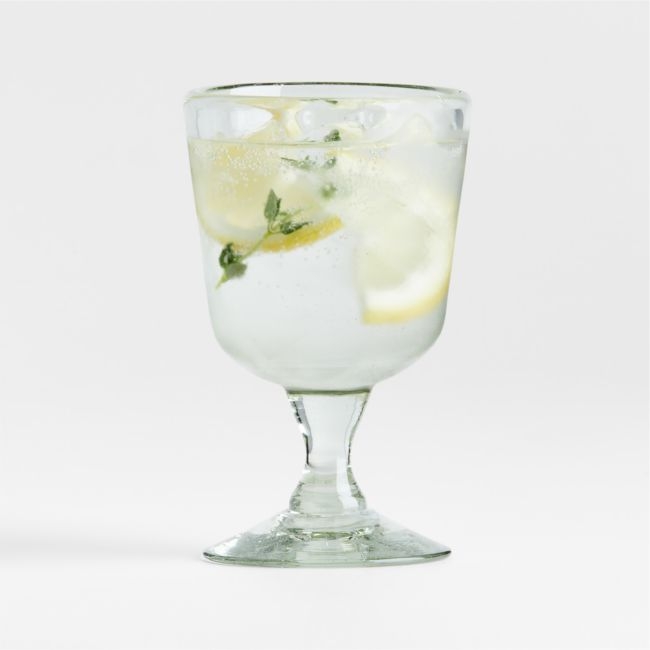 Careyes Recycled Glass Goblet by Gaby Dalkin - Image 0