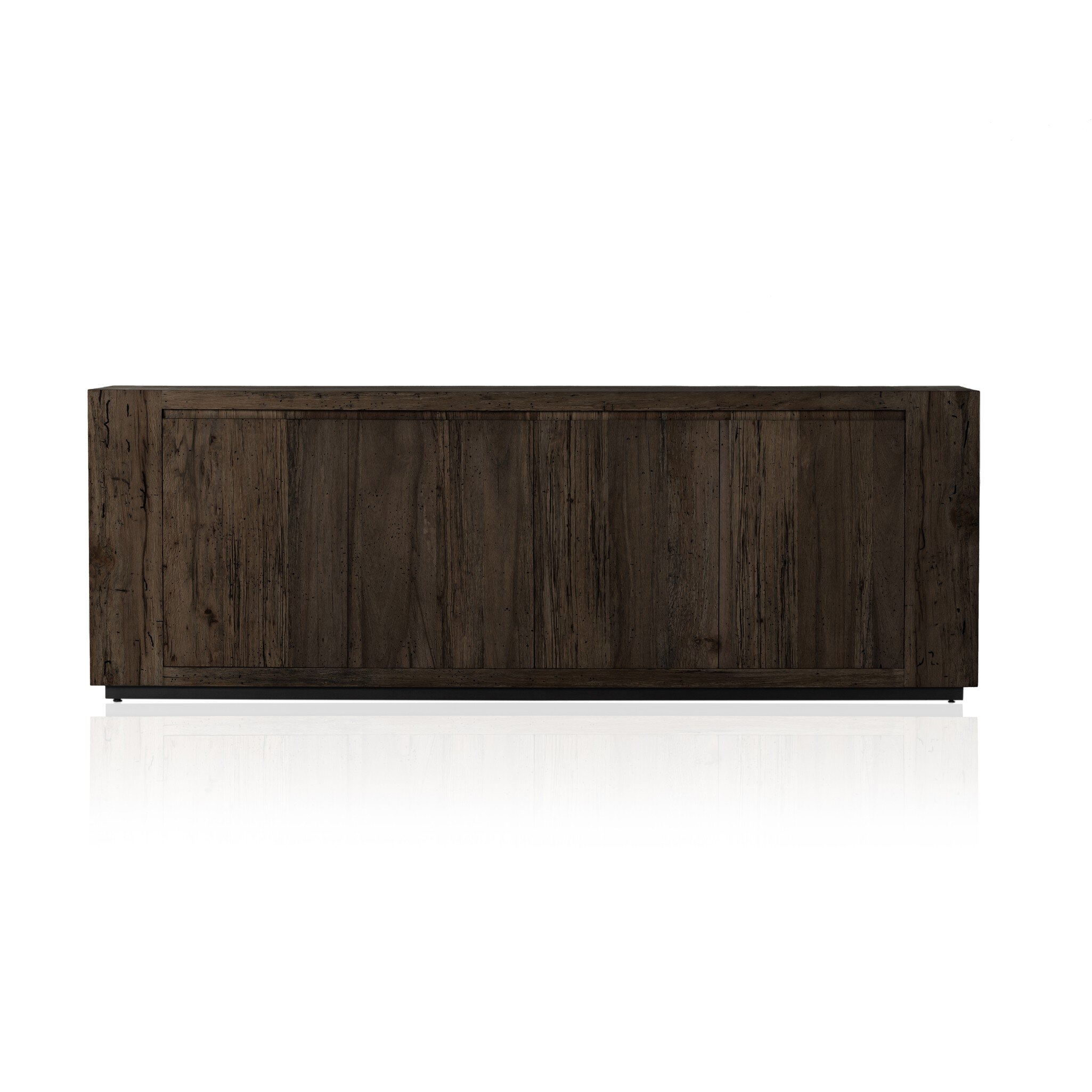 Abaso Sideboard - Ebony Rustic Wormwood Oak - Image 4
