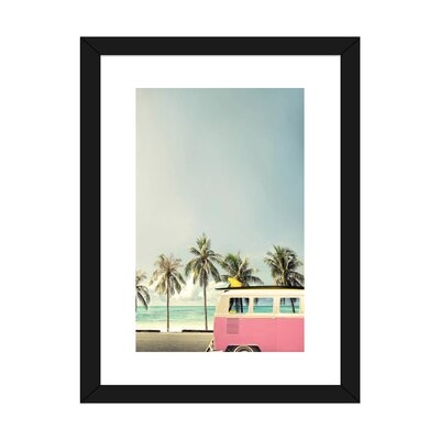 Surf Bus Pink by Design Fabrikken - Print - Image 0