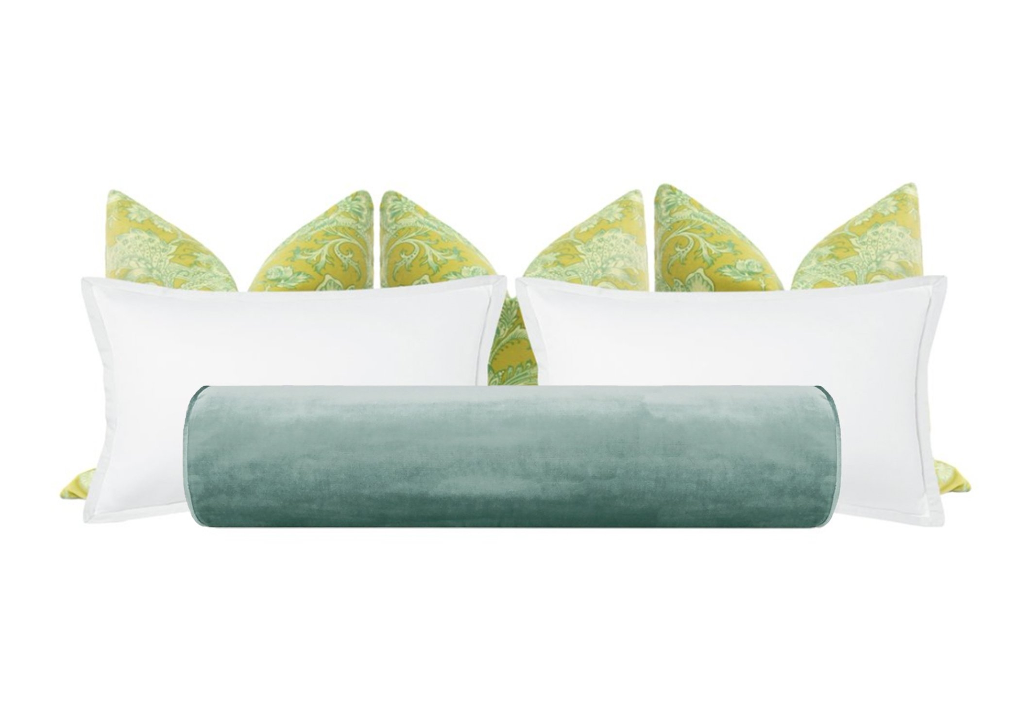 THE BOLSTER :: FAUX SILK VELVET // TURKISH BLUE - TWIN XL // 9" X 30" - Image 4