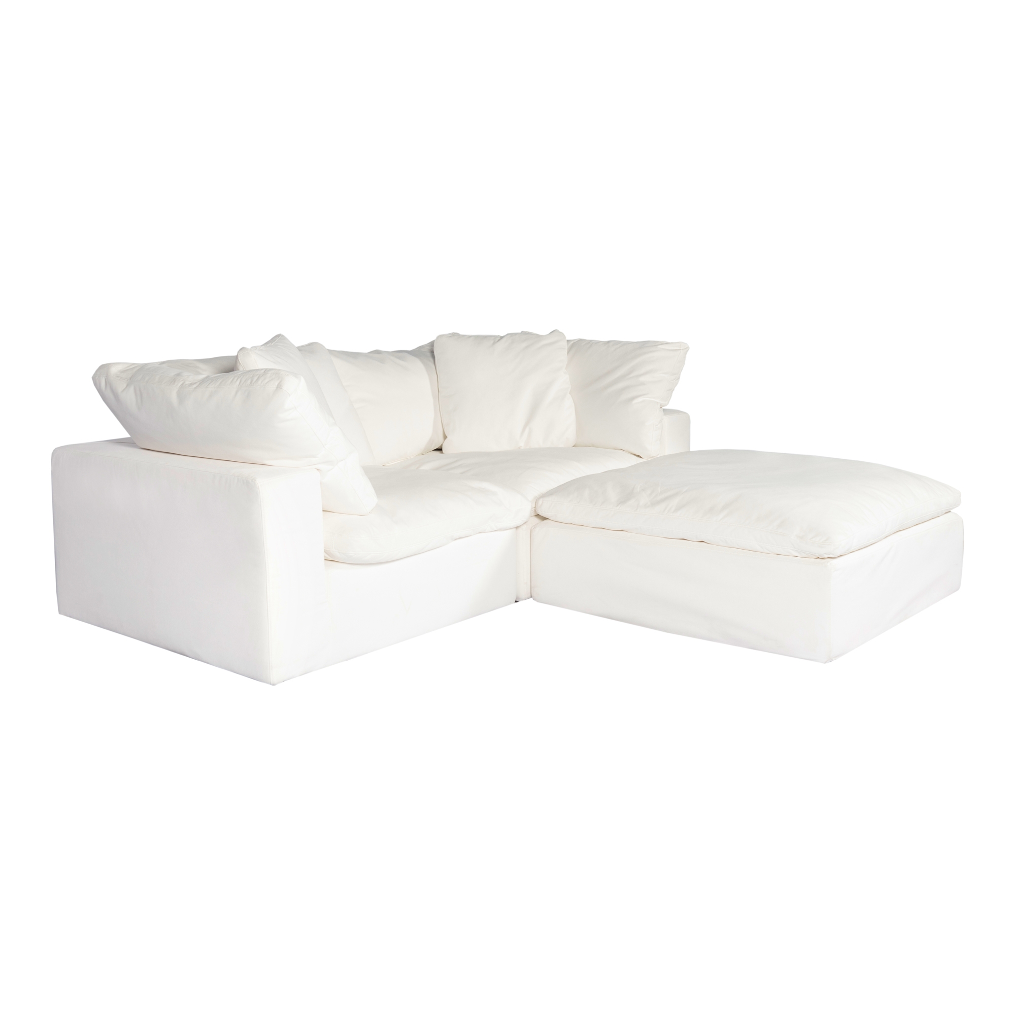 Clay Nook Modular Sectional Cream White - Image 1