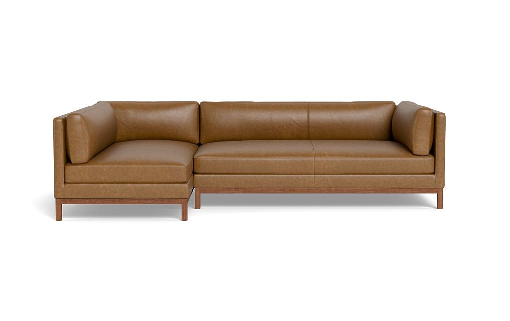 Jasper Leather Left Chaise Sectional - Image 0