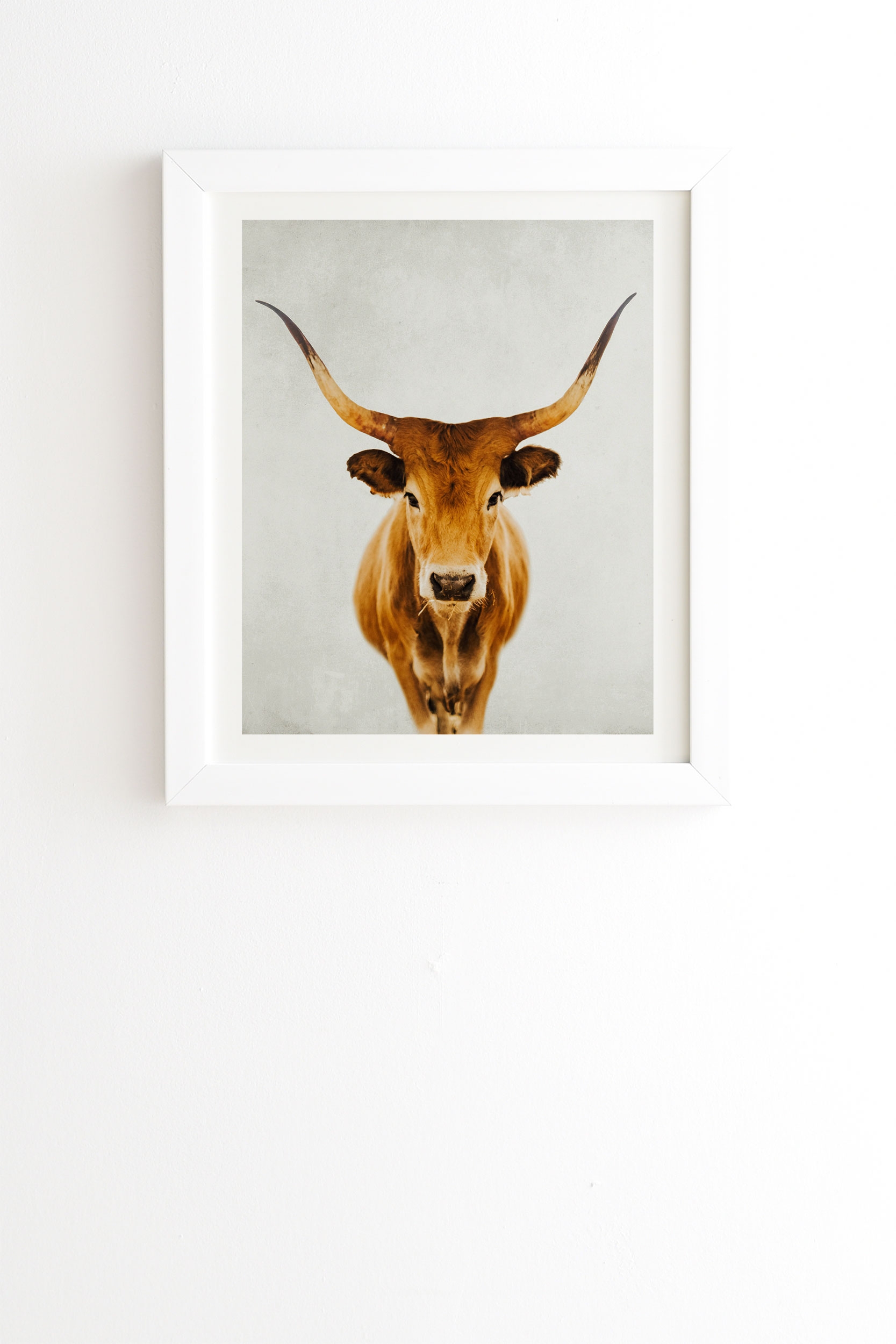 Mel by Ingrid Beddoes - Framed Wall Art Basic White 30" x 30" - Image 0