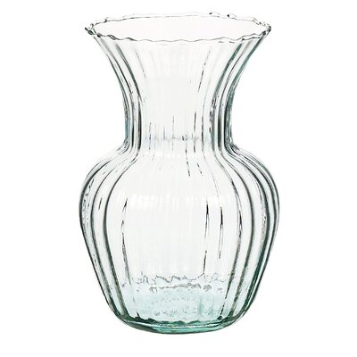 Flared Optic Clear Vase - Image 0