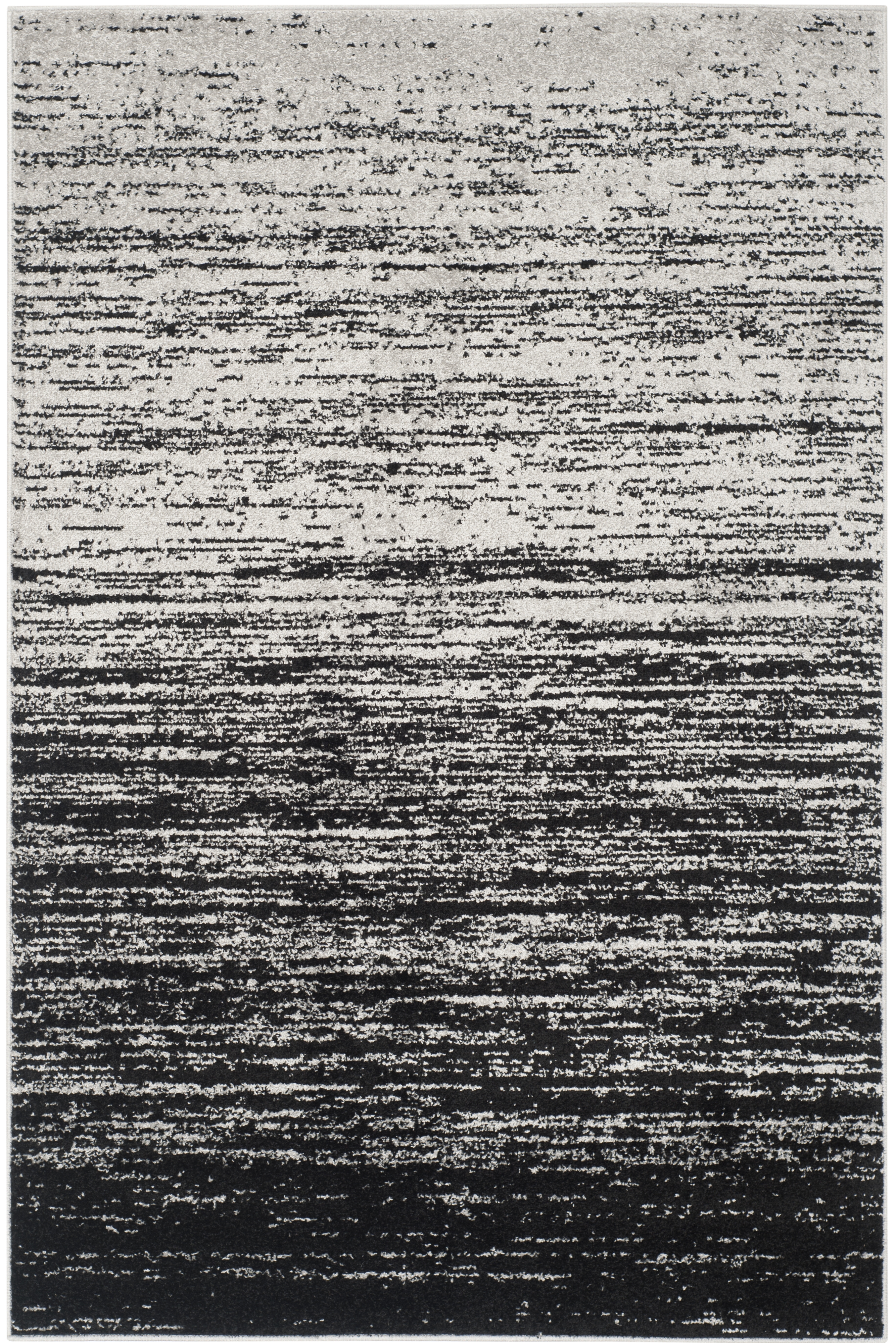 Arlo Home Woven Area Rug, ADR113A, Silver/Black,  6' X 9' - Image 0
