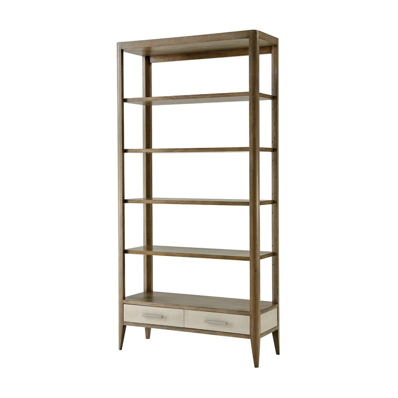 Theodore Alexander TA Studio Driscoll Etagere Bookcase with Drawers - Image 0