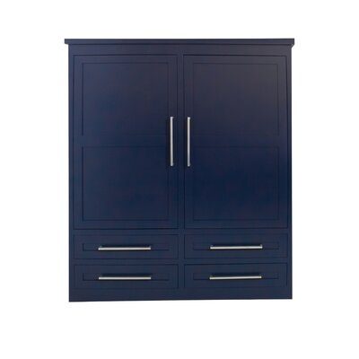 B3072_Moslo Armoire With Silver Handles - Image 0