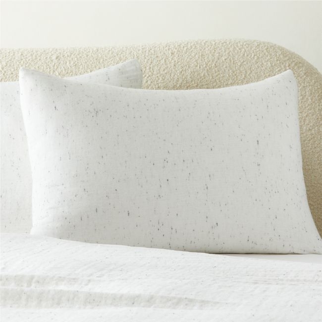 Nett Organic Cotton White Standard Shams Set of 2 - Image 0