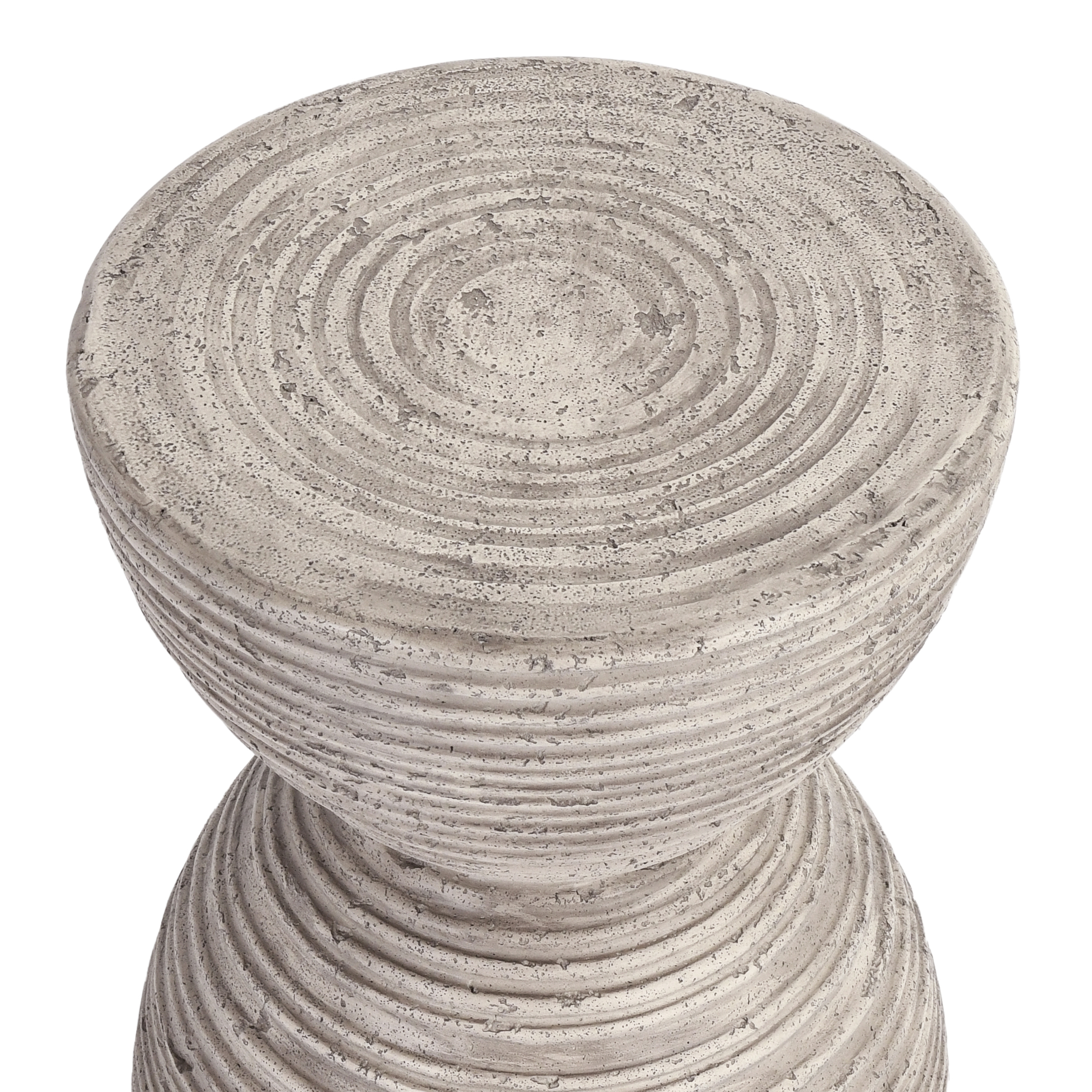 Corey Outdoor Accent Table Light Gray - Image 1