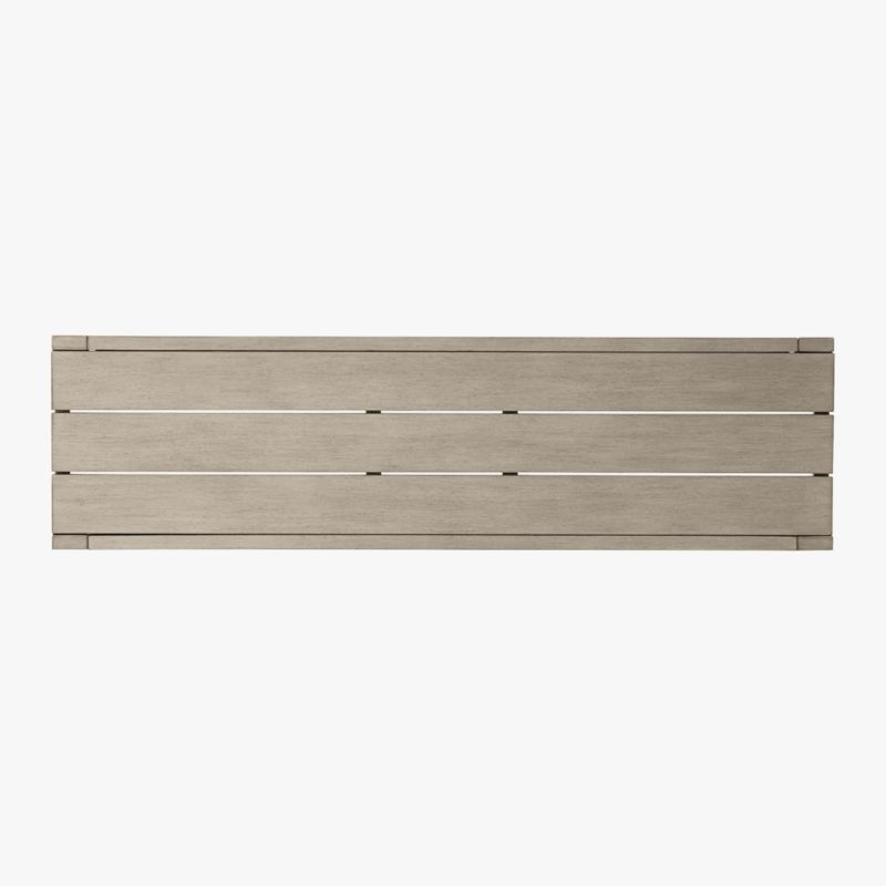 Matera Grey Outdoor Dining Bench - Image 4