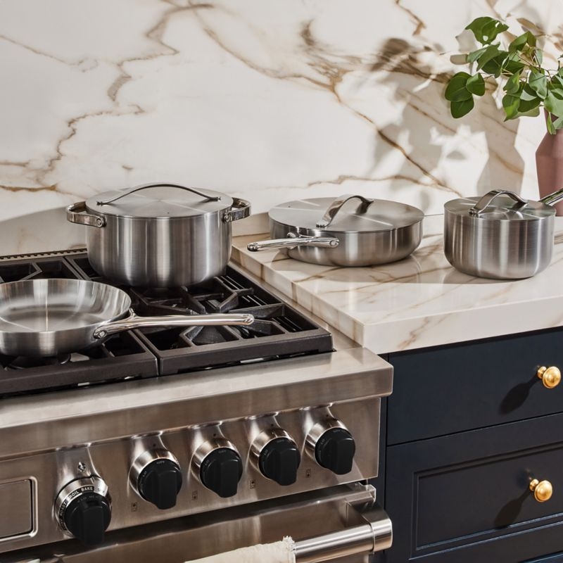 Caraway ® Stainless Steel 12-Piece Cookware Set - Image 2