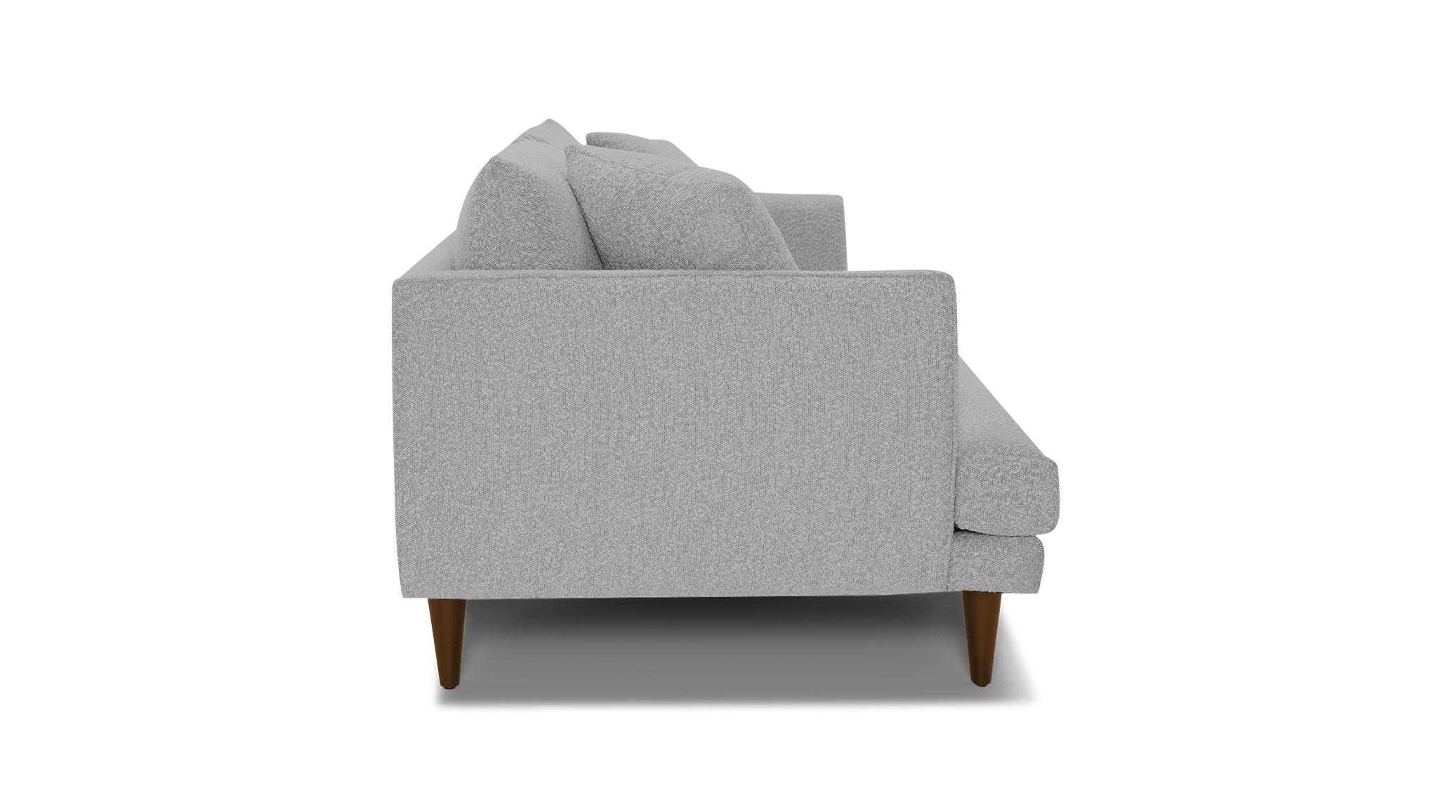Gray Lewis Mid Century Modern Grand Sofa - Milo Dove - Mocha - Image 2