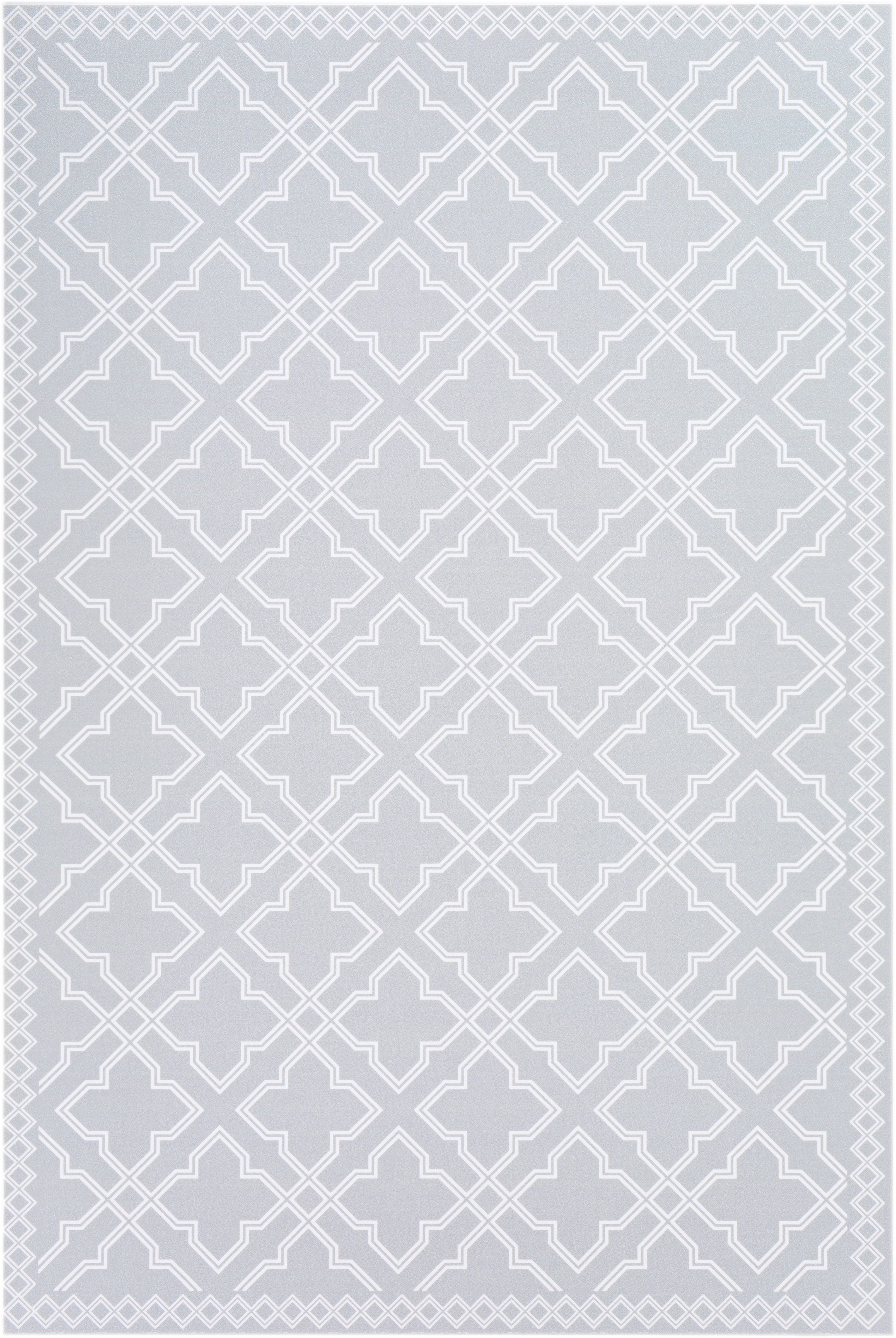 Vinilo Gray Indoor 2' x 3' Machine Woven Rug - Image 0