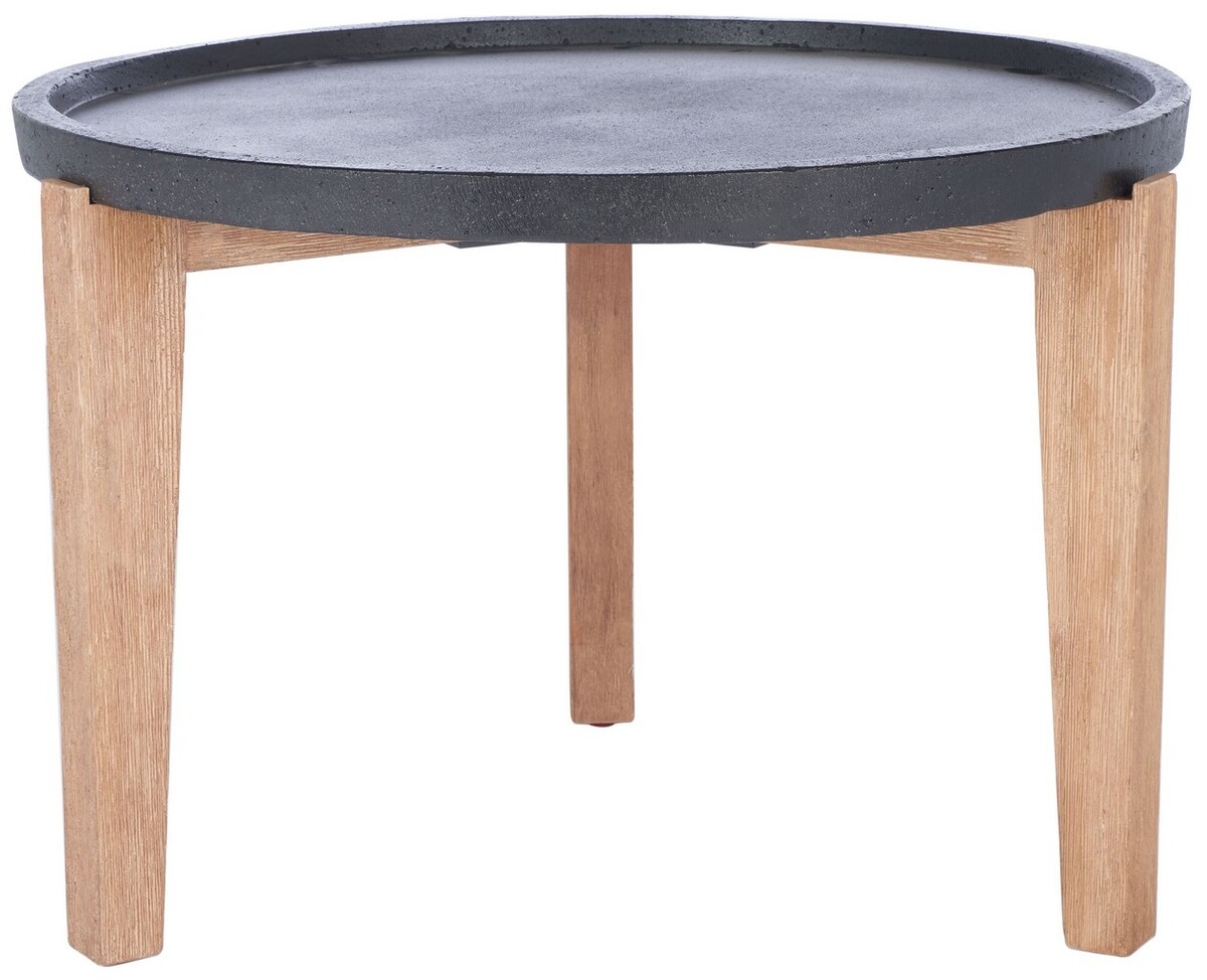 Valton Side Table - Black - Safavieh - Image 0