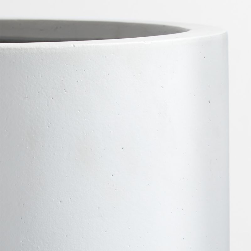 Junio Medium White Planter 17.5" - Image 2