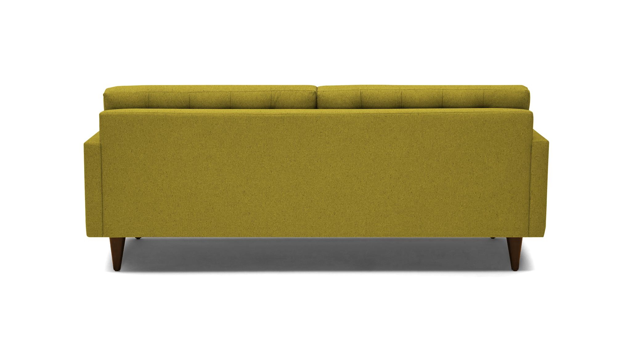 Yellow Eliot Mid Century Modern Sofa - Bloke Goldenrod - Mocha - Image 4