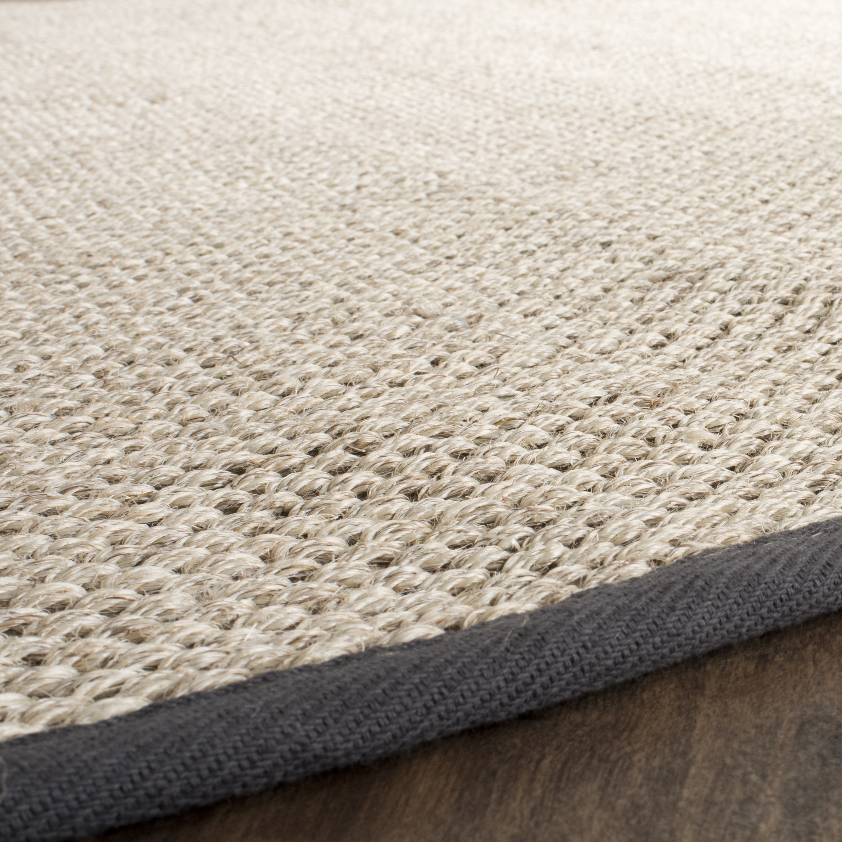 Arlo Home Woven Area Rug, NF143D, Marble/Dark Grey,  8' X 8' Round - Image 2