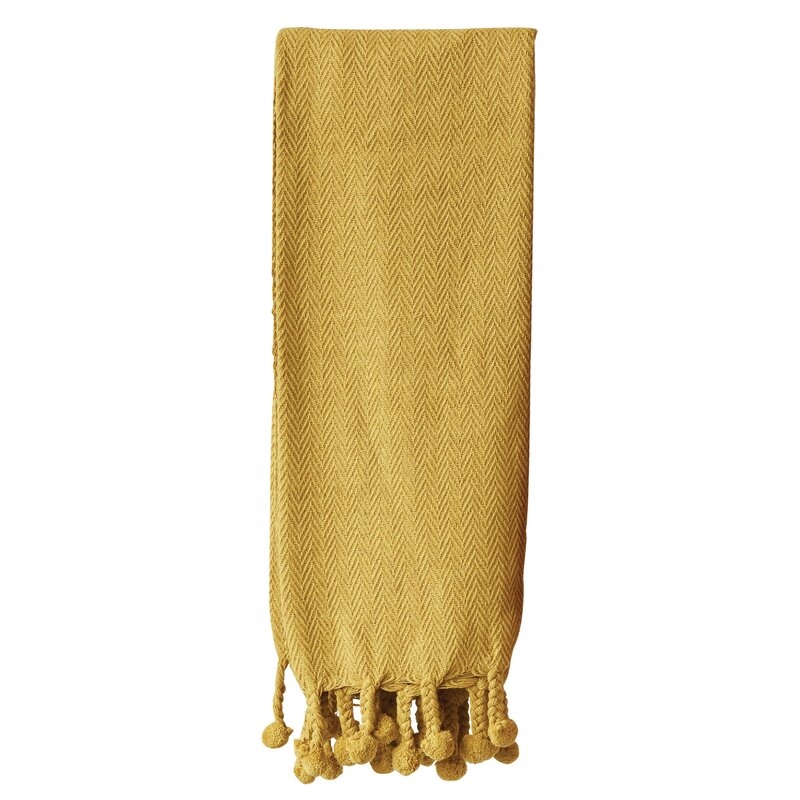 Gold Amodio Cotton Throw - Image 0