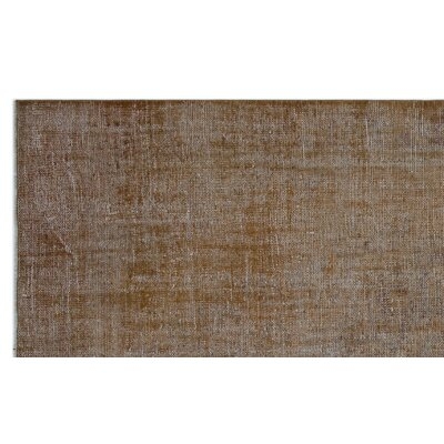 One-of-a-Kind Hand-Knotted 1960s Brown 6'2" x 9'2" Area Rug - Image 0