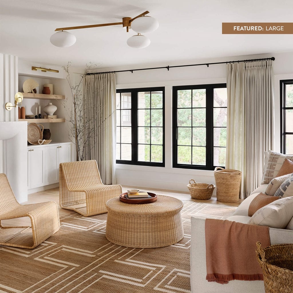 The Citizenry Ora Wicker Coffee Table | Large | Natural - Image 4