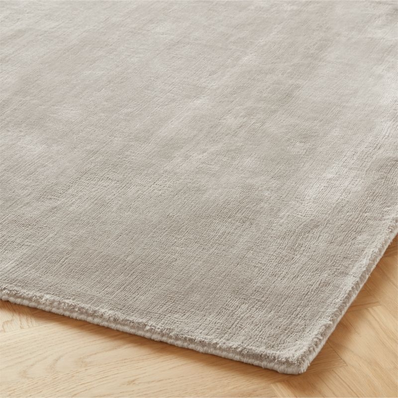 Anders Grey TENCEL™ Lyocell Area Rug 10'x14' - Image 1