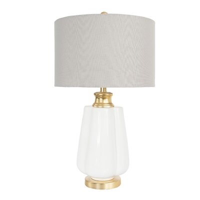 Brycen 27" White/Gold Table Lamp - Image 0