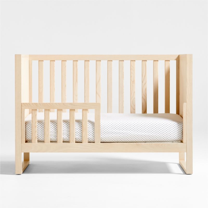 Gemini Light Ash Wood Toddler Bed Rail - Image 8