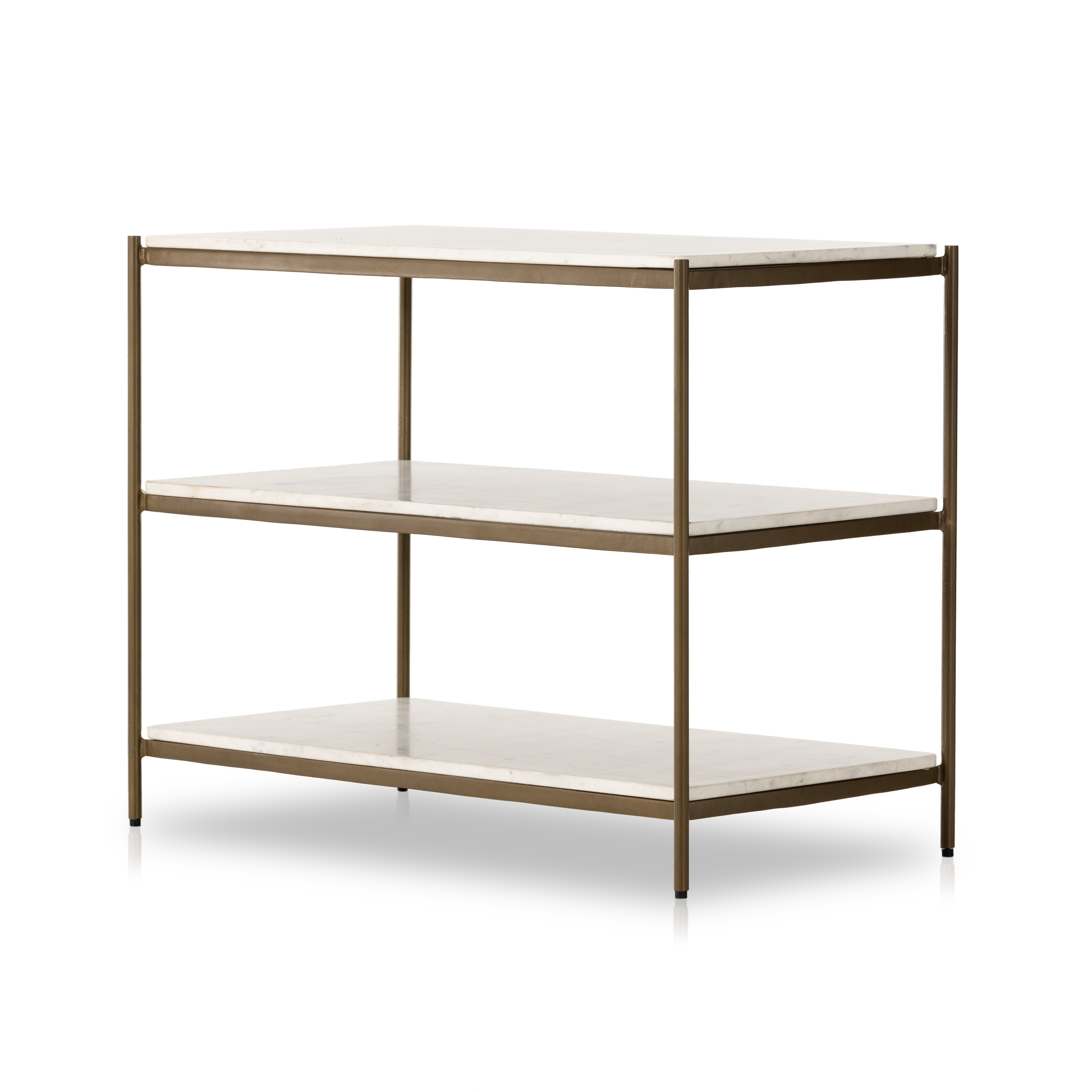 Felix Large Nightstand-Antique Brass - Image 0